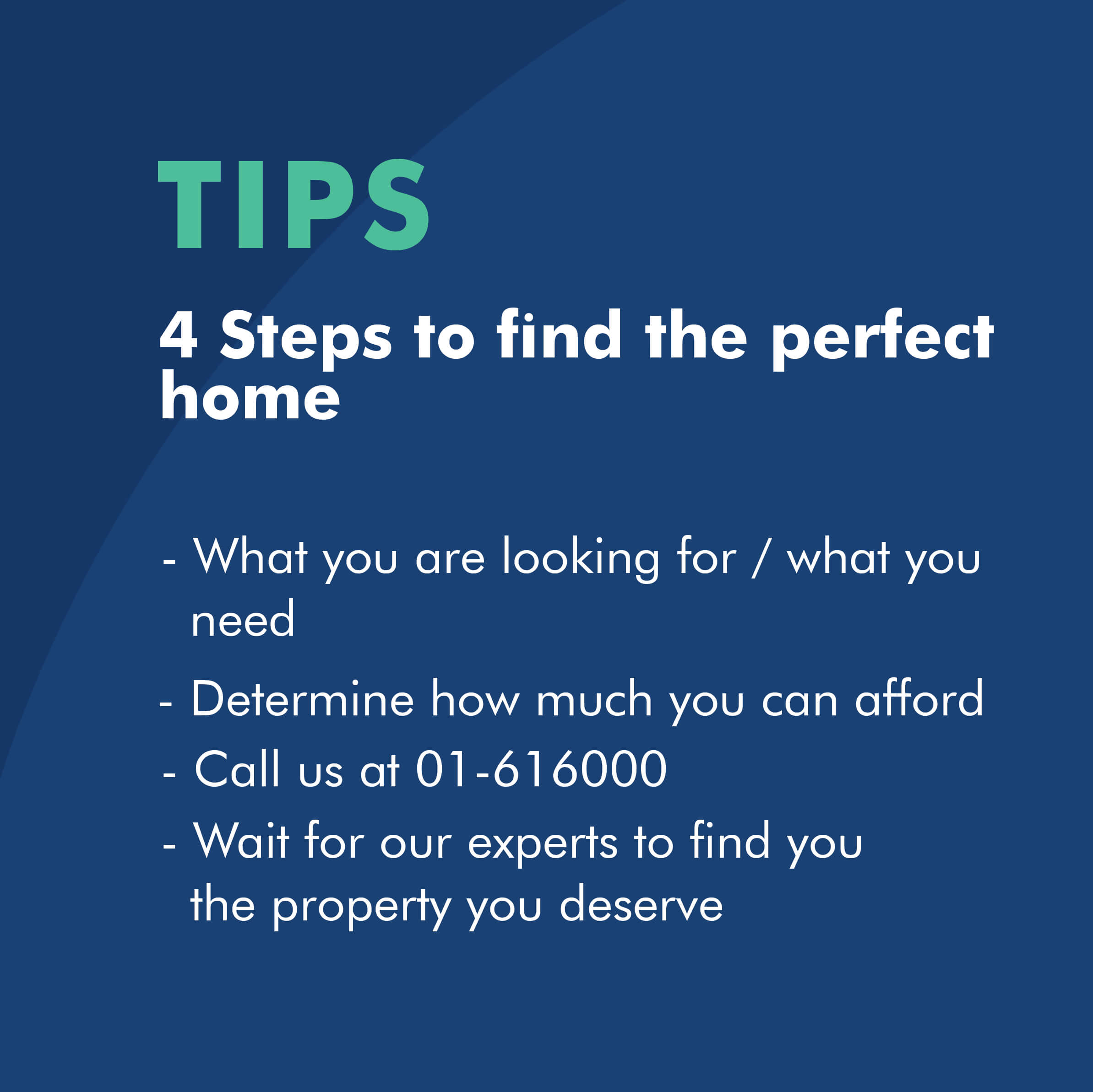Four Steps To Find The Perfect Home